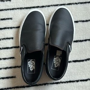 Black slip on vans